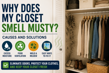 why does my closet smell musty
