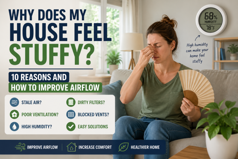 why does my house feel stuffy