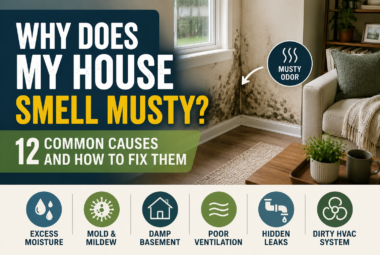 why does my house smell musty
