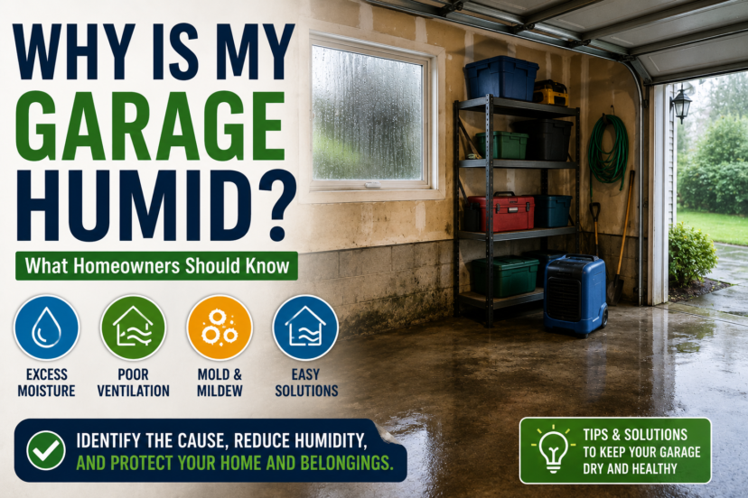 why is my garage humid