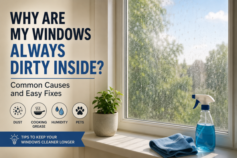 why are my windows always dirty inside