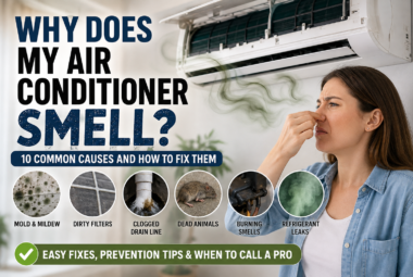 why does my air conditioner smell