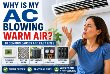 why is my AC blowing warm air