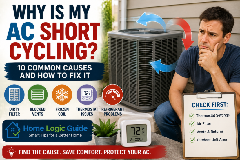 why is my ac short cycling