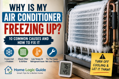 why is my air conditioner freezing up